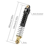 INJORA 59mm Shocks Long Threaded-Brass & Aluminium Shock Absorber Oil Damper for TRX4M TRX4MT 1/18 RC Crawler Upgrade