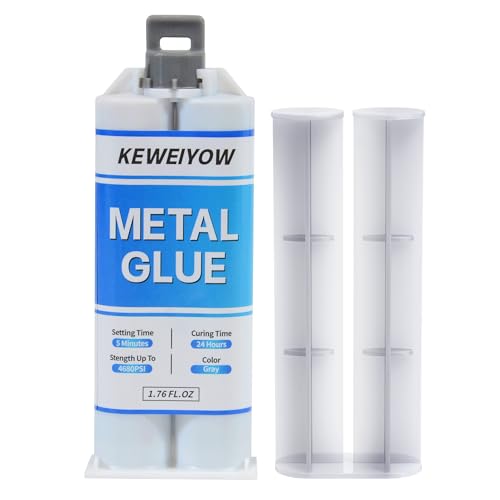 Metal Glue, 1.76oz Heavy Duty Welding Glue, High-Temperature Epoxy, Suitable for Metal, Plastic, Steel, Ceramic, Car Body and Marine Body Filler, Waterproof, Welding(1 PCS)