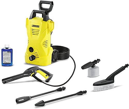 Karcher K 2 CAR Care KIT 1600 PSI Electric Power Pressure Washer with Vario & Dirtblaster Spray Wands – 1.25 GPM