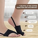 HLOES Bunion Corrector for Women & Men Big Toe Straightener-Bunions Correction Women & Men-Bunion Splint-Bunion Pads for Bunion Relief-Hallux Valgus Pain Relief,Comfortable & Breathable for Day/Night