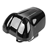 XMMT Vivid Black Waterfall Horn Cover Compatible For Harley Touring Electra Glide Street Glide Road Glide Ultra Classic 1995-2023