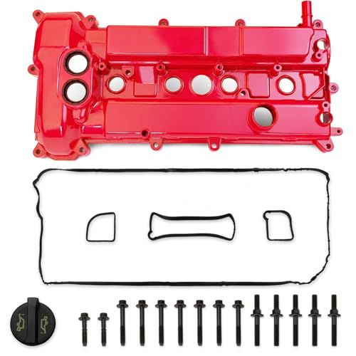 MITZONE Aluminum Valve Covers Compatible with Ford Focus EcoSport S SE SEL ST Titanium 2.0L L4 Gas Flex 2014-2022