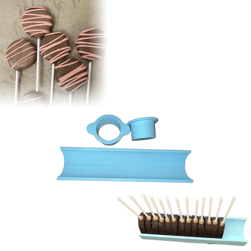 Daisy Makes Cake Pop Cutter & Deluxe Cake Pop Mold Set – 9in Rolling Tray Included – Easy-to-Use Mold for Perfectly Uniform 1.75" Cake Pops – Baking Kit for Desserts, Parties & Gifts (1Pc)