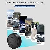 GPS Tracker for Vehicles, GPS Strong Magnetic Vehicle Anti-Lost Tracker, No Subscription - Magnetic Smallest GPS Tracker Locator Real Time, Anti-Theft Micro GPS Tracking Device with Free App