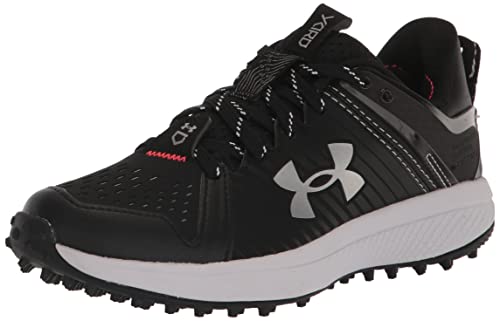 Under Armour Boys' Yard Turf Jr., (001) Black/Black/White, 1.5, US