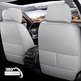 Car Seat Covers Full Set for Volvo C30 C70 S40 S60 S80 S90 V40 V50 V60 XC40 XC60 XC70 XC90, Leather Seat Covers,Leather Seat Covers Full Set,5 Seats Automotive Vehicle Cushion Waterproof(A)