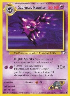 Pokemon - Sabrina39;s Haunter (58/132) - Gym Heroes