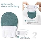 HAPIU Baby Mitten,3 Pack, Emerald&Sage&Storm, 0-3 Months