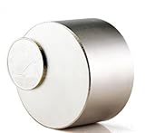 AOMAG® 350Lbs Dia 50x30mm Super Strong Rare Earth Neodymium N52 Round Disc Cylinder Magnet 2 x 1.18" (+/-0.05mm)