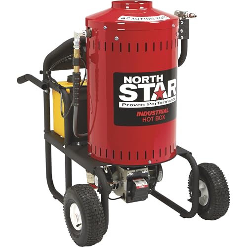 NorthStar Electric Wet Steam Cleaner and Hot Water Commercial Pressure Power Washer Add-on Unit - 4000 PSI, 4 GPM, 115 Volts