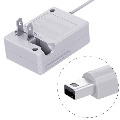 HAUZIK Power Supply Replacement Compatible with Nintendo 3DS, 3DS XL, 2DS, 2DSXL, DSi, DSiXL Charger AC Adapter with Cable