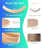 Wooden Balance Board Kids, 37" Natural Wobble Board Wooden Toys for Toddlers Kids & Adults, Birthday Gifts for 2 3 4 5 6 7 8 Year Old Boys Girls Kids, Open Ended Montessori Waldorf Learning Toy