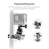 PGYTECH CapLock U-Bolt Mount Aluminum Alloy Bracket for Insta360 Ace Pro 2/X4/X3, 2 Cushion Block Motorcycle Bike Mount with 1/4" Thread for Gopro/Osmo Action/Pocket Action Camera Accessories