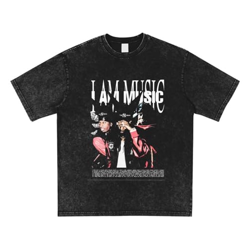 Playboi Music Carti Man Shirts Short Sleeve Tshirt Loose Shirt Oversized Crewneck Top for Men Man Large