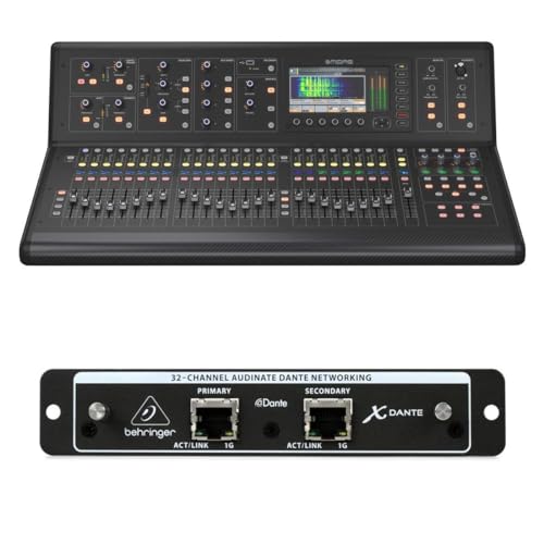 Midas M32 LIVE 40-Channel Digital Console, Bundle with High-Performance 32-Channel Expansion Card