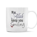 May Allah Keep you Smiling Islamic Printed Mug everyday blessing. Islamic mug Morning coffee mug Muslim gift, Novelty Eid gift, Islamic gift ideas for Her and him