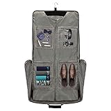 Modoker Suit Luggage Garment Bag with Shoulder Strap, Suit Carry on Bag Hanging Suitcase Garment Bags for Men Women Business Travel