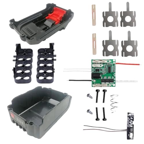18V Power Tools Bettery Case with 21V Box Wireletss Electric Angle Grinder Cutting 18650 Holder Li-Ion