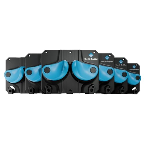 Gravity Grabber - Ultimate Ski & Snowboard Wall Rack | Secure, Non-Slip Storage | Fits Any Ski/Board | Garage Organization | Ski Storage Rack | Snowboard Storage Rack | Winter Gear Organizer | 6 Pck