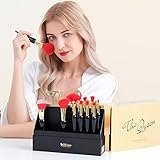 DUcare Makeup Brushes 12Pcs The Queen Series Makeup Brush set Premium Gifts Kabuki Foundation Blending Face Powder Blush Concealers Eye Shadows Brushes