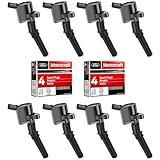 MAS Set of 8 Ignition Coil DG508 & Motorcraft Spark Plug SP479 Compatible with Ford 5.4L V8 DG472 DG457 DG491 Crown Victoria Expedition F-150 F-250 Mustang Lincoln Mercury Explorer