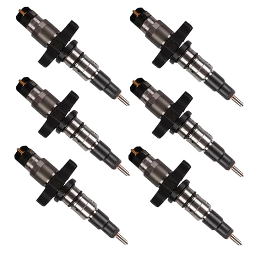 6PCS 0445120007 2830957 2830244 4897271 Common Rail Injector for Iveco Eurocargo 3.9L 5.9L 60E 90E 140E 160E 180E 260E 320E DAF CF65 LF45 LF55