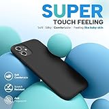 Miracase Designed for iPhone 11 Phone Case, with Screen Protector, Liquid Silicone Gel Rubber Full Body Drop Protection Shockproof Cover Phone Case for iPhone 11 6.1 inch (Black)