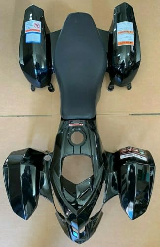 PartsFox2009 Kids ATV Plastic BLACK body and Seat Loncin 90cc 110L Taotao 3050B Coolster 110cc