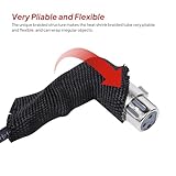 Sonoreboom 2 to 1 Heat Shrink Braided Sleeving 3/4" - 24 feet Pliable Shrinkable Fabric Sleeve for Protection Cable/Wire/Irregular Shape Hose