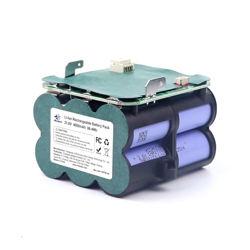 melasta Replacement Battery for Tineco S5 PRO 2 / Floor ONE S5, 21.6V 4000mAh High-Capacity Lithium Ion Battery Cordless Floor Washer Vacuum Cleaner Parts