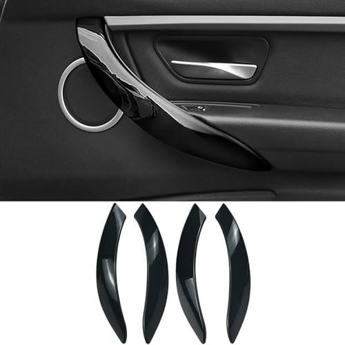 CHUANGHUI Car Door Handle for BMW 3 4 Series 3GT F34 F36 F30 2013-2018 Interior Door Handles Replace Cover Car Door Handle 320i 328i 330i 335i 340i (Outer Piano Black)