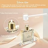 Zonon 56 Pieces Refillable Perfume Atomizer Mini Refillable Spray Perfume Bottle Portable with 56 Pieces Refill Pump Dispenser Pump Transfer Tool for Outgoing(5ml)