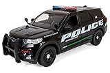 All Star Toys 2022 Ford Explorer Police Interceptor Utility Promo 1:24 Diecast Model Car Exclusive Motormax 76992