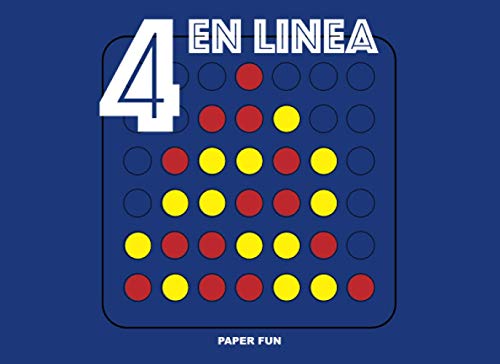 4 En Linea: Pen And Paper Game (100 pages) (Spanish Edition)