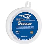 Seaguar Blue Label 100% Fluorocarbon Fishing Line Leader, 30lbs, 100yds Break Strength/Length - 30FC100
