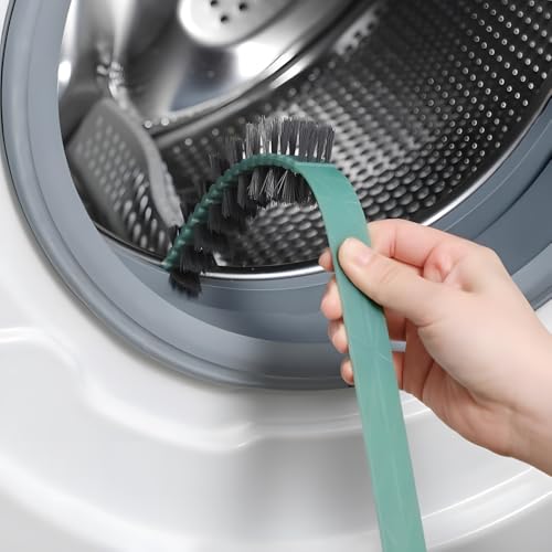 CORSTAE 3 Pack Washing Machine Cleaning Brush - Deep Cleaning Tool for Washing Machine Drums, 0.8 * 23.6in, Durable & Flexible 360° Nylon Bristles for Effective Corners