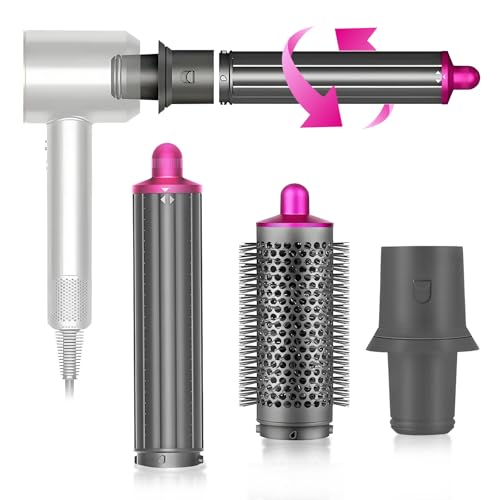 40MM/1.6 Inch Long Curling Barrel Curling Brush Attachment, Compatible withDyson Hair CurlersCurling Barrel withAdapter forAirwrap StylerFor use with hair styling toolsModels HS01 /HS05