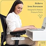 Thick Memory Foam Office Chair Arm Covers - Arm Chair Covers Set of 2, Arm Rest, Armrest Cover, Chair Arm Covers, Desk Arm Rest Pad, Elbow Pad Desk, Arm Rest Cover, Computer Chair Cover