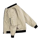 SNOW DREAMS Boys Girls Bomber Jacket Flight Jackets Spring Varsity Jacket Khaki Size 7