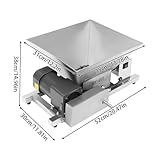 Electric Fruit and Apple Crusher 4L/1.06Gal Commercial Fruit Crushing Machine 60W 110V Stainless Steel Fruit Grinding Machine for Wine and Cider Pressing Large Bread and Brown Sugar Grinder