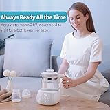 Formula Ready Baby Water Kettle- One Button Boil Cool Down and Keep Warm at Perfect Temperature 24/7 - Dispense Water Instantly- Replace Traditional Bottle Warmer