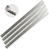 HSS Planer Blades Knives 20 Inch Jointer Replacement for Grizzly G6702 G0454W Jet 208 Powermatic 209 Delta DJ-20 Dewalt Shop Fox W1754 Woodstock W163 W7147 20x 1x 1/8" 4pcs