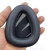 Replacement Earpads Protein Leather Ear Pads Cushions Cover Repair Parts Compatible with Monster DNA Pro 2.0 Over-Ear Headphones (Black)