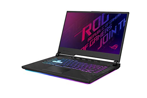 ASUS ROG Strix G15 Gaming Laptop, 240Hz 15.6" FHD 3ms IPS, Intel Core i7-10750H CPU, NVIDIA GeForce RTX 2070, 16GB DDR4, 1TB PCIe SSD, RGB KB, Wi-Fi 6, Windows 10, G512LW-ES76