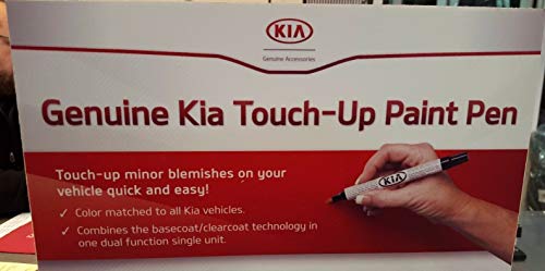 Kia OEM Touch-Up Paint + Clear Coat Gravity Gray Color Code KDG