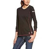 Ariat Women's Flame Resistant Polartec Powerdry Shirt, Black, Large