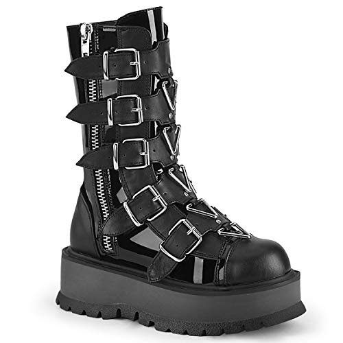Triangle Trouble Boots by Demonia