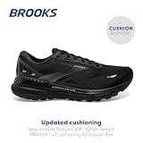 Brooks Women’s Adrenaline GTS 23 Supportive Running Shoe - Black/Black/Ebony - 8 Medium