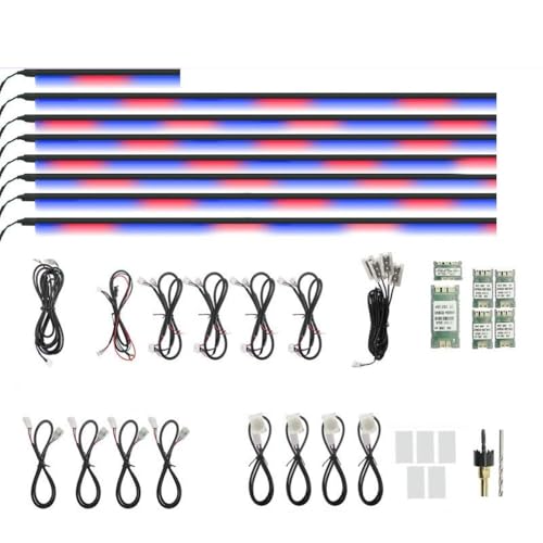 20 in 1 Car Interior Ambient Lights Acrylic Optical Fiber Led Colorful Strips Atmosphere Lamp led Ambient Lighting car Interior