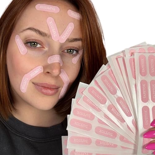 Skin Supervision Facial Tape for Wrinkles, Wrinkle Tape for Face Tapetox Pre-Cut Face Strips for Wrinkles Anti Wrinkle Patches Face Forehead Wrinkle Remover Face Smoothing Patch Wrinkles Treatment